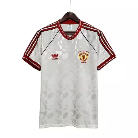 Camisa Manchester United Retrô 1991 Branca - Adidas - comprar online