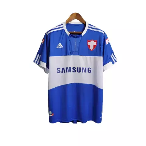 Camisa Retrô Palmeiras III 2019 - Masculina Adidas - Azul com detalhes brancos
