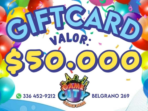 GIFT CARD GAME CITY $50000