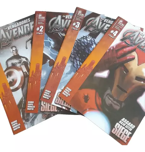 Los Vengadores - Avengers - Asgard Bajo Sitio Siege Completa 4 Numeros Ovni Press