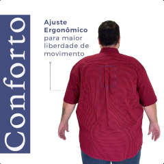 Camisa Social Masculina Manga Curta Xadrez Clássico G1 ao G5 na internet