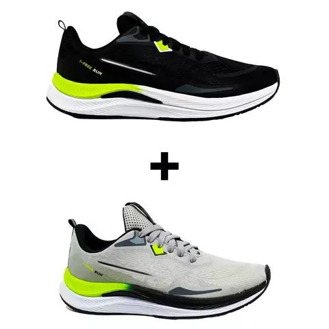 Kit 2 Tênis Masculino de Corrida Free-Run - comprar online