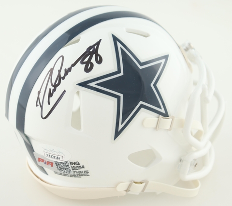 Mini Helmet Autografiado por Drew Pearson! (Certificado por JSA & PIA)