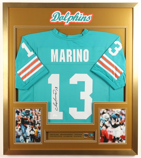 Jersey Enmarcado de DAN MARINO! (Certificado por JSA)