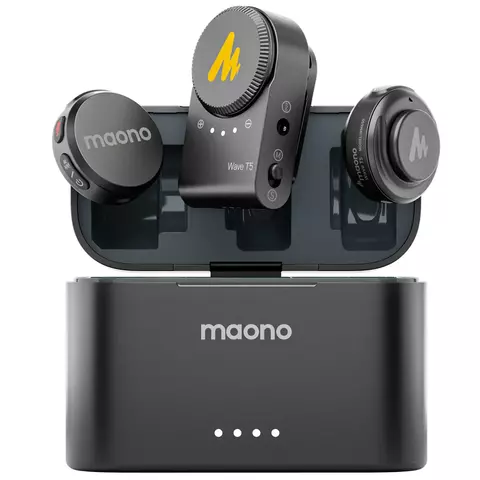 Microfone de lapela sem fio cancelamento de ruído para gravação de vídeo streaming apto para telefones câmera