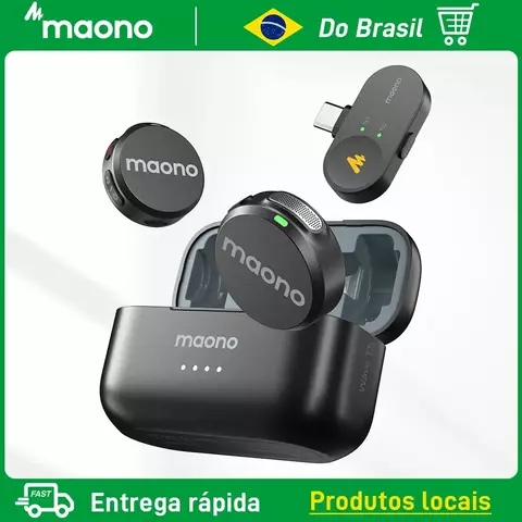 Local brasil maono onda t5 microfone de lapela sem fio cancelamento de ruído pa
