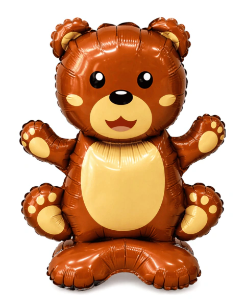 Globo Osito con Base – Un Detalle Tierno para la Decoración