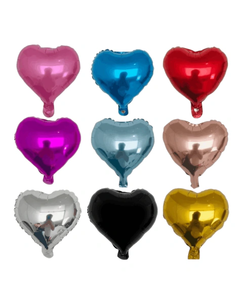 Globos Mini Corazón Metalizados 5" (12 cm) – Pequeños detalles que hacen la diferencia