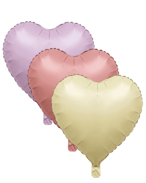 Globo Corazón Mate 18" (45 cm) – Un estilo moderno y elegante para tu decoración