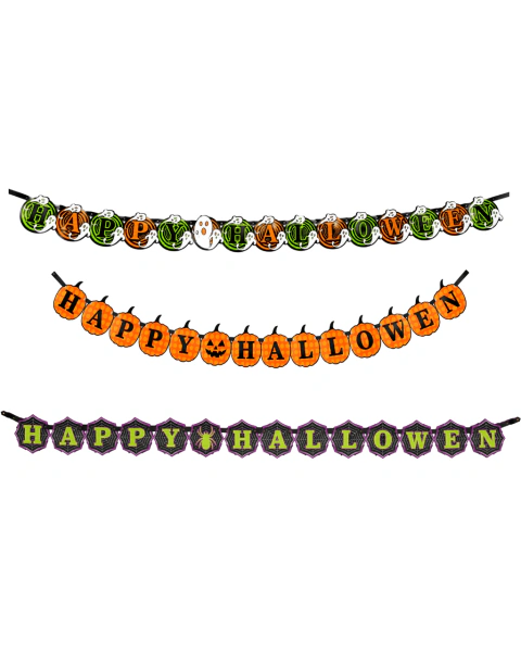 Guirnalda Happy Halloween Articulada – Un detalle divertido para tu decoración