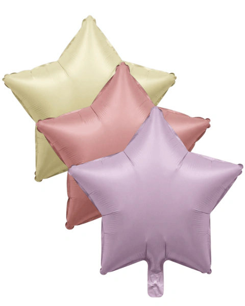 Globo Estrella Pastel 18" (45cm) – Un Toque Suave y Especial para tu Decoración