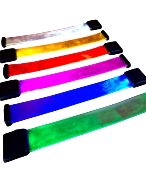 Pulsera con Luz LED Magnética con Botón – Luz Fija o Intermitente Cotillón Luminoso - comprar online