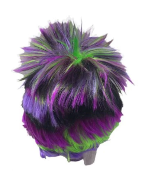 Peluca Corta Multicolor para Fiesta – Diversión y Color para Tu Disfraz - comprar online