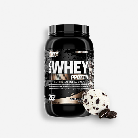 100% WHEY PREMIUM NUTREX 2 LIBRAS SABOR COOKIES AND CREAM- CHOCOLATE