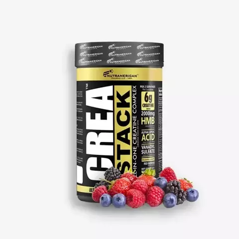 CREA STACK 1.3 LIBRAS SABOR FRUTOS ROJOS – NUTRAMERICAN - comprar en línea