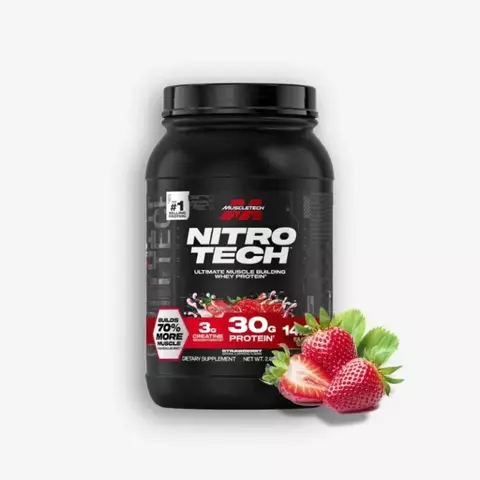 NITRO TECH 2 LIBRAS SABOR FRESA – MUSCLETECH