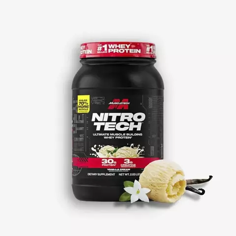 NITRO TECH 2 LIBRAS SABOR VAINILLA – MUSCLETECH