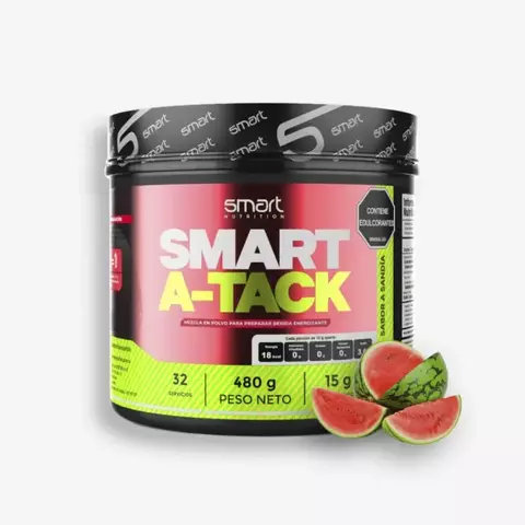 SMART A-TACK CREATINE 32 SERVICIOS SABOR SANDIA – MANGO BICHE - SMART NUTRITION