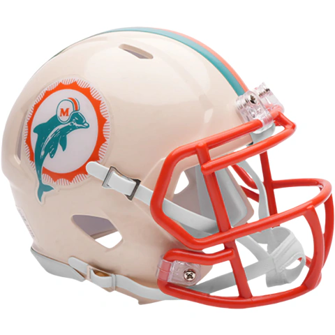 CASCO NFL MINI SPEED RETRO 25 DOLPHINS