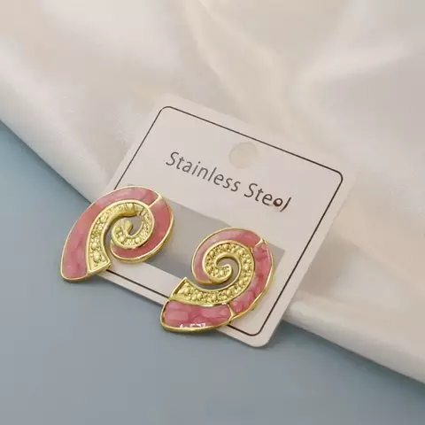 AROS CARACOLES ROSAS