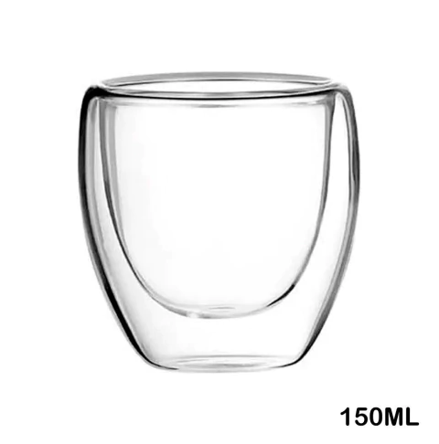 Jarro Mug Doble Vidrio 150 Ml S/ASA - comprar online