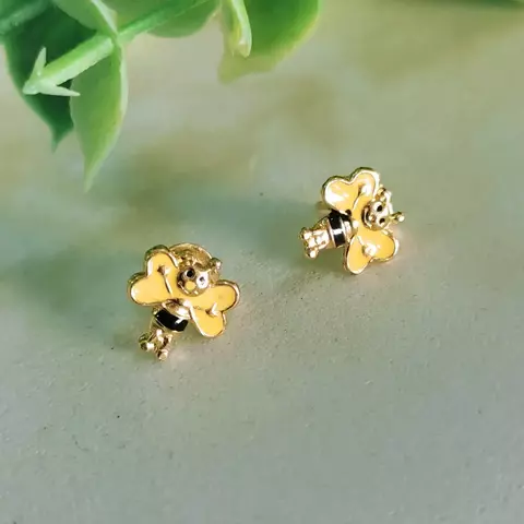 Brincos Abelha infantil