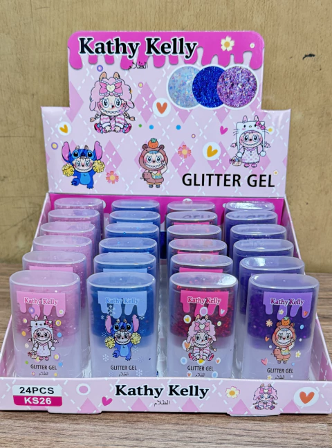 Glitter Gel Kathy Kelly 24 Unidades