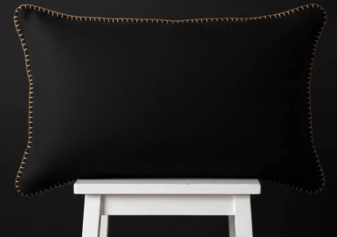 Almohadon Arpillera Black/ - comprar online
