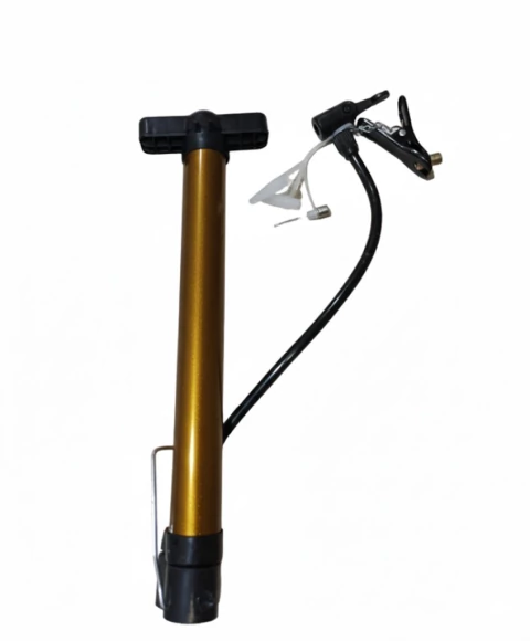 Inflador De Pie Aluminio Bicicletas Pelotas Y Picos Multiuso