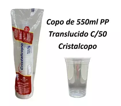 Copo Desc 550ML C/50UNI - CristalCopo - comprar online