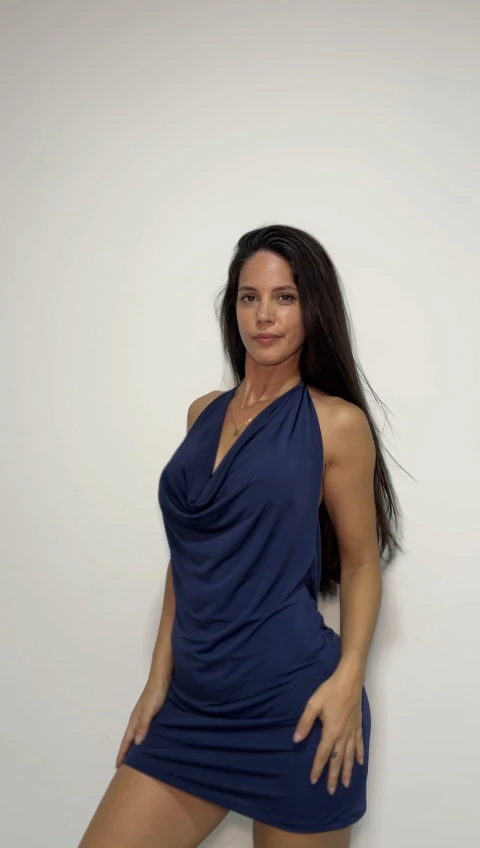 VESTIDO LAGOS • AZUL MARINHO