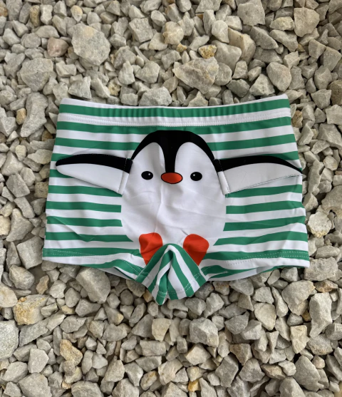 SUNGA INFANTIL • PINGUIM VERDE