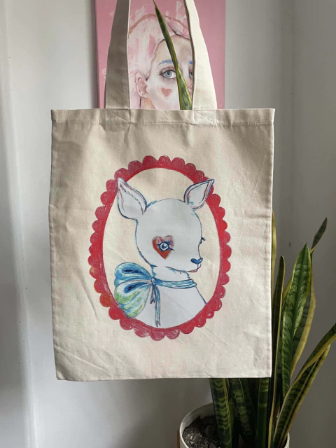 Totebag de algodón - Bambi - comprar online