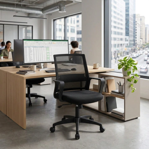 Silla MILA con Mesh y soporte lumbar