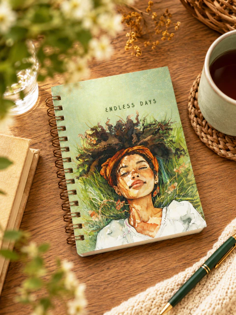 Libreta A6 Endless Days | Tapa dura | 48 hojas rayadas