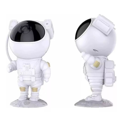 Lámpara Velador Astronauta Proyector de Galaxia USB