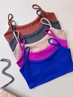 Cropped em Ribana Alça Fina Tiane Ref. 991 na internet