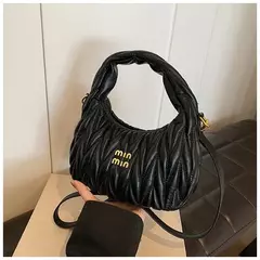Imagem do Bolsa feminina transversal couro PU