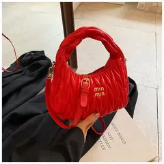 Bolsa feminina transversal couro PU