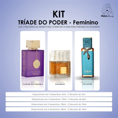 Kit - Tríade do Poder - Feminino
