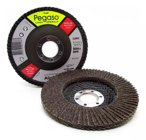 Flaps planos 115 mm fibra vidrio / oxido aluminio - comprar online