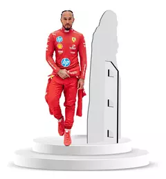 Figura De Piloto F1 Lewis Hamilton En Coroplast A Tamaño Real - comprar en línea