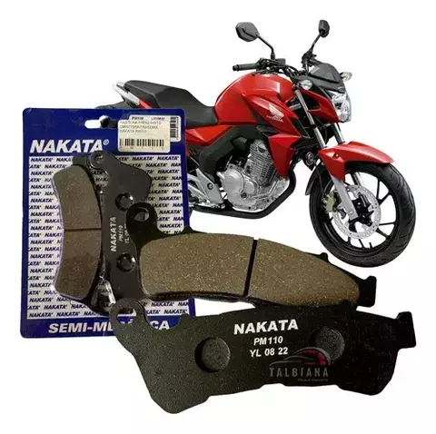 PASTILHA FREIO DIANT CB 250 TWISTER - NAKATA - comprar online