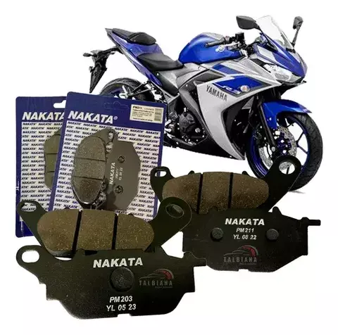 PASTILHA FREIO DIANT MT 03 / YZF R3 - NAKATA - comprar online
