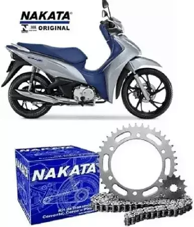 KIT TRANSMISSÃO BIZ 125 (05-16) - NAKATA - comprar online