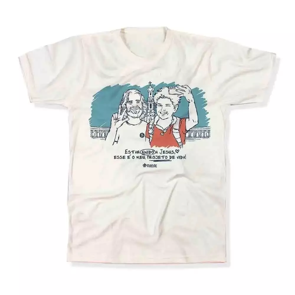 Camiseta Selfie Carlo & Jesus