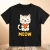 Camiseta Infantil Meow - loja online