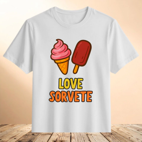 Camiseta BP Kids Love Sorvete