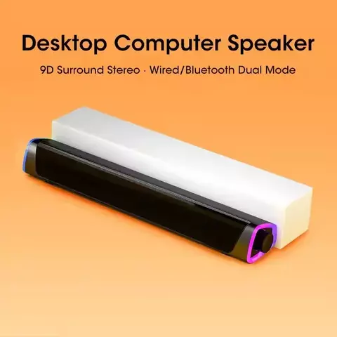 Salange v8 barra de som usb com fio alto-falantes barra alto-falante estéreo para projetor computador telefone