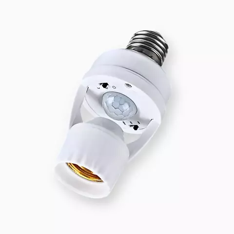 Sensor De Presença Com Fotocélula Para Lâmpada Soquete E27